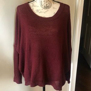🌹Miracle City Maroon Sweater size M/L